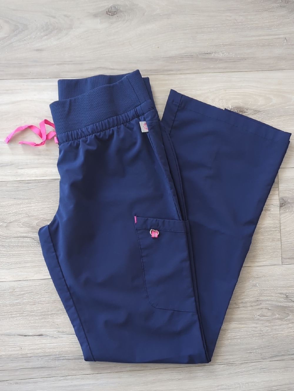 smitten Navy Scrub Pants